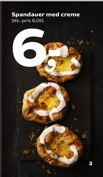 Coop 365 Spandauer med creme tilbud