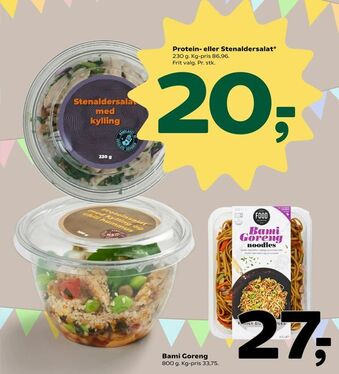 Coop 365 Protein- eller Stenaldersalat tilbud