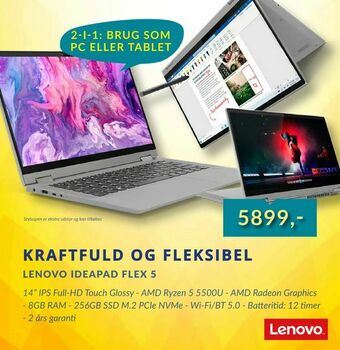 EDB Center Lenovo ideapad flex 5 tilbud
