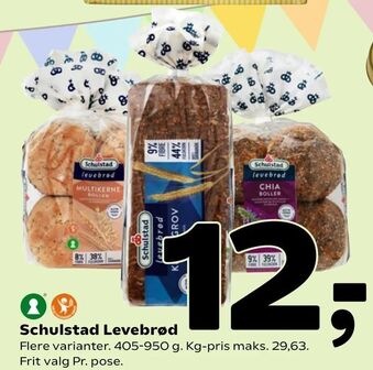 Coop 365 Schulstad Levebrød tilbud