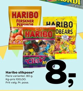 Coop 365 Haribo slikpose tilbud