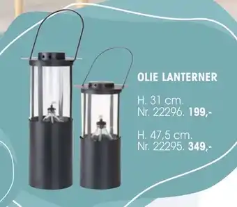 Daells Bolighus Olie lanterner tilbud