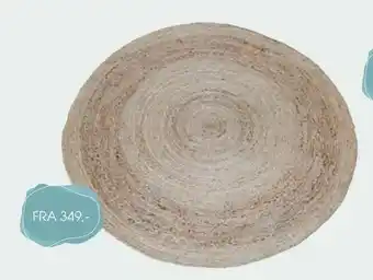 Daells Bolighus Siba jute tæppe ø tilbud