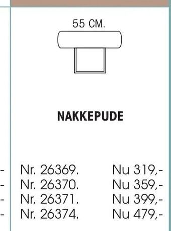 Daells Bolighus Nakkepude tilbud