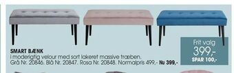 Daells Bolighus Smart bænk tilbud
