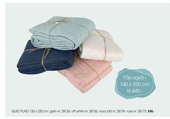 Daells Bolighus Quilt plaid tilbud