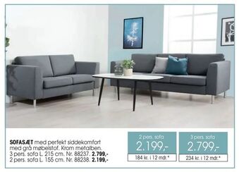Daells Bolighus Sofasæt tilbud