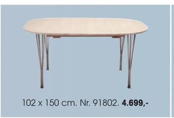 Daells Bolighus Bordplade: Massiv eg tilbud