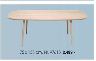 Daells Bolighus Bordplade: Massiv ubeh. eg, Ben: Massiv ubeh. eg tilbud