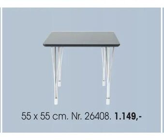 Daells Bolighus Bordplade: Lakeret sort eg finer, Ben: 3-tråds metalben tilbud