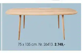Daells Bolighus Bordplade: Olieret massiv eg, Ben: Olieret massiv eg tilbud