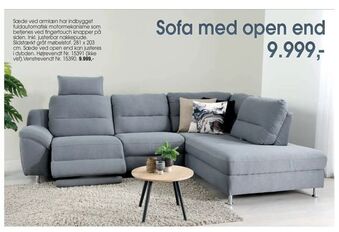 Daells Bolighus Sofa med open end tilbud