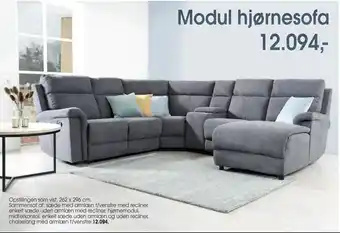 Daells Bolighus Modul hjørnesofa tilbud