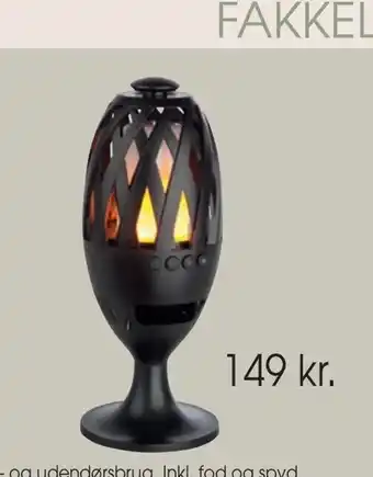 Daells Bolighus Fakkel med bluetooth tilbud