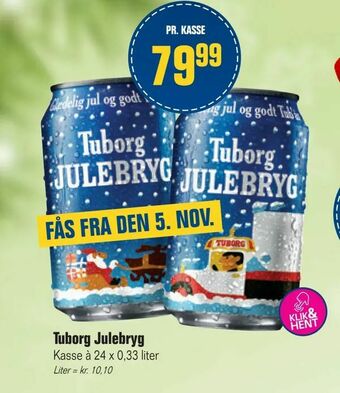 Otto Duborg Tuborg Julebryg tilbud