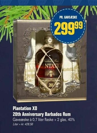 Otto Duborg Plantation XO 20th Anniversary Barbados Rum tilbud