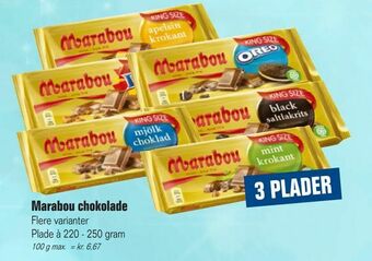 Otto Duborg Marabou chokolade tilbud