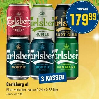 Otto Duborg Carlsberg øl tilbud