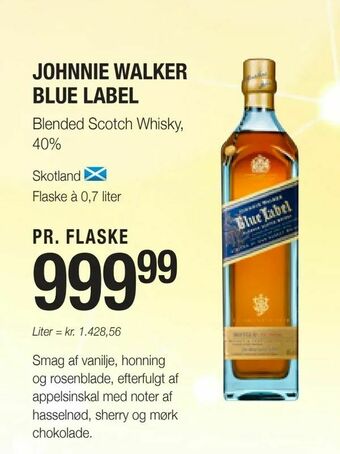 Otto Duborg Johnnie walker blue label tilbud