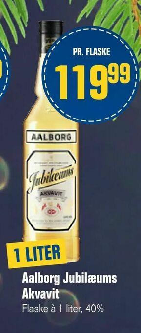 Otto Duborg Aalborg Jubilæums Akvavit tilbud