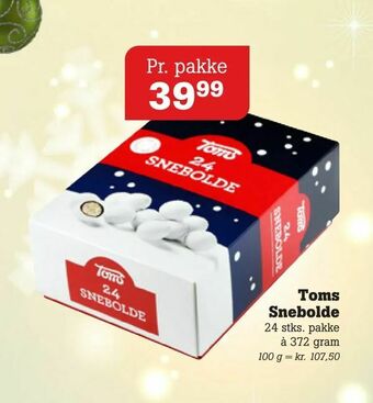 Poetzsch Padborg Toms Snebolde tilbud