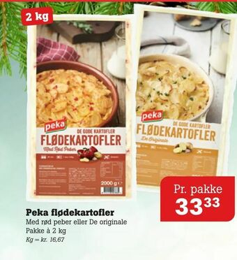 Peka flødekartofler