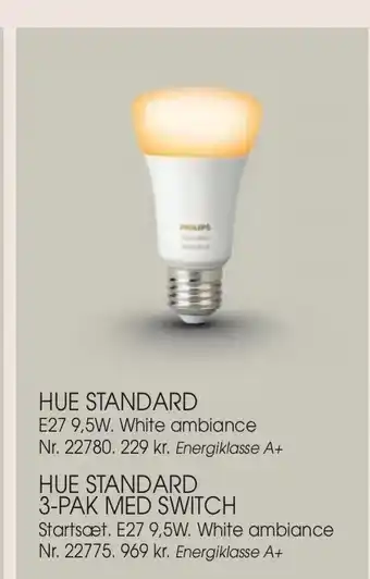 Daells Bolighus Hue standard 3-pak med switch tilbud