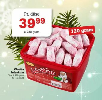 Poetzsch Padborg Cloetta Juleskum tilbud