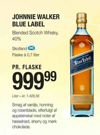 Poetzsch Padborg Johnnie walker blue label tilbud