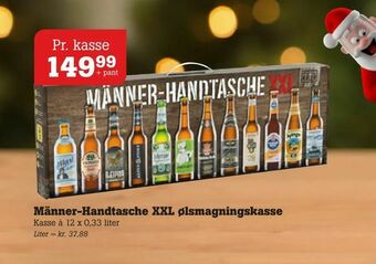Männer-Handtasche XXL ølsmagningskasse