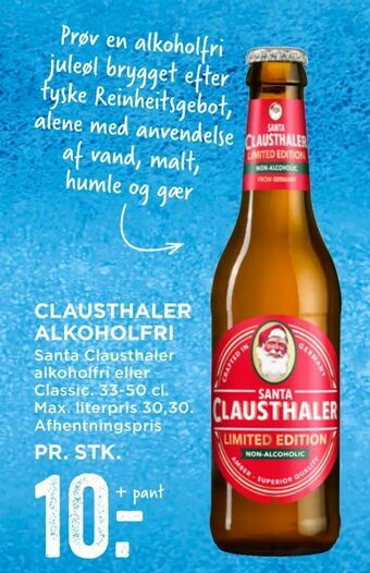 MENY Clausthaler alkoholfri tilbud