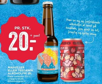 MENY Mikkeller eller teedawn alkoholfri øl tilbud