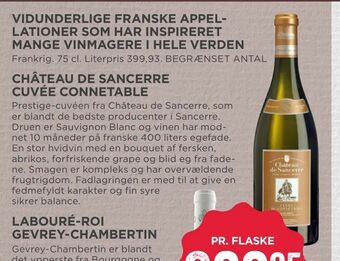 MENY Château de sancerre cuvée connetable tilbud