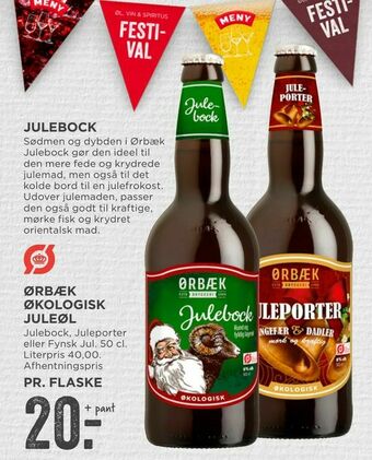 MENY Ørbæk økologisk juleøl tilbud
