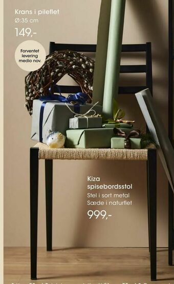 Bilka Kiza spisebordsstol tilbud