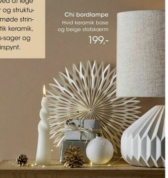 Bilka Chi bordlampe tilbud