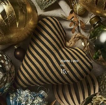 Bilka Hjerte i stof tilbud