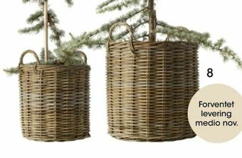 Bilka Saint Tropez fletkurv i natur tilbud