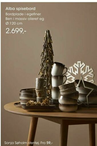 Bilka Alba spisebord tilbud