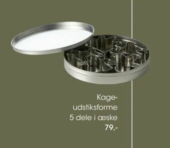 Bilka Kage udstiksforme 5 dele i æske tilbud