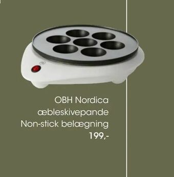 Bilka OBH Nordica æbleskivepande Non-stick belægning tilbud