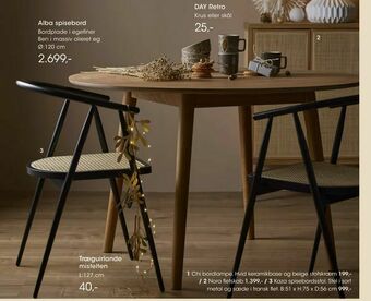 Bilka Alba spisebord tilbud
