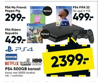 Bilka PS4 500GB konsol tilbud