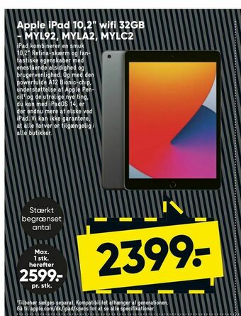 Apple iPad 10,2" wifi 32GB - MYL92, MYLA2, MYLC2