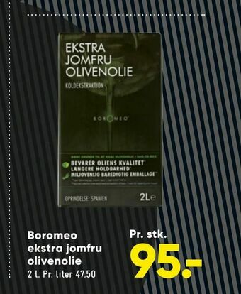Bilka Boromeo ekstra jomfru olivenolie tilbud