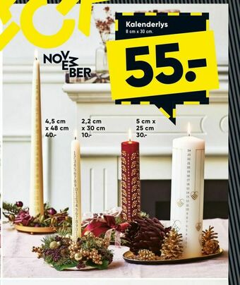 Bilka Kalenderlys tilbud