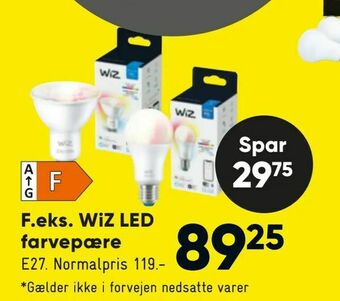 Bilka WiZ LED farvepære tilbud