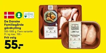 Bilka De Danske Familiegårde gårdkylling tilbud