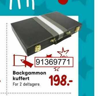 Bilka Backgammon kuffert tilbud