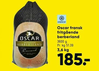 Bilka Oscar fransk fritgående berberiand tilbud